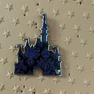 Disney 2025 Haunted Mansion Castle Enamel Pin